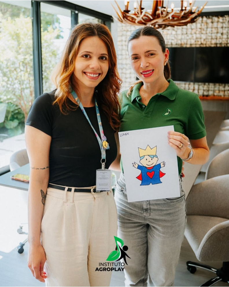 Equipe do Instituto Agroplay em ação institucional